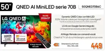 LG QNED AI MiniLED serie 70B