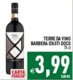 Iperfamily Terre da Vino Barbera d'Asti D.O.C.G. offerta