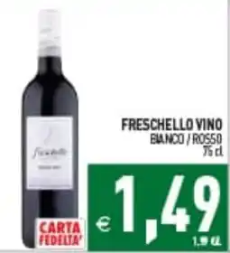 Iperfamily Freschello vino bianco / rosso offerta