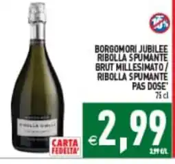 Iperfamily Borgomori Jubilee Ribolla Spumante offerta