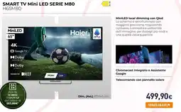 Unieuro Haier MiniLED 65" TV offerta