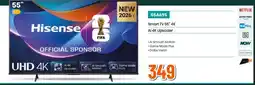 Expert Hisense Smart TV 55" 4K offerta