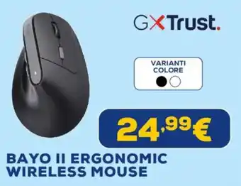 GXTrust Bayo II Ergonomic Wireless Mouse