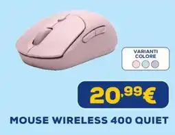Euronics Mouse wireless 400 quiet offerta