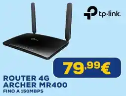 Euronics tp-link router 4g archer mr400 offerta