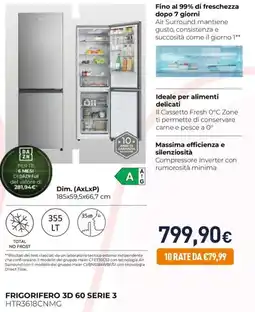 Unieuro Frigorifero 3D 60 Serie 3 offerta
