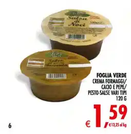 Decò Local Foglia Verde Salsa di Noci offerta