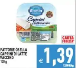 Iperfamily Caprini di latte vaccino offerta