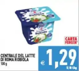 Iperfamily Centrale del latte di Roma Robiola offerta