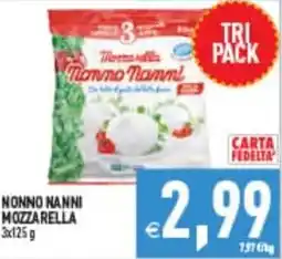 Iperfamily Nonno Nanni Mozzarella offerta