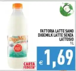 Iperfamily Fattoria Latte Sano Digemilk Latte Senza Lattosio offerta