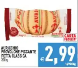 Iperfamily Auricchio provolone piccante fetta classica offerta