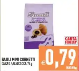 Iperfamily Bauli mini cornetti cacao / albicocca offerta