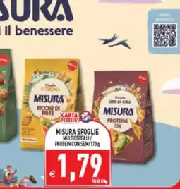 Iperfamily Misura sfoglie multicereali / proteine con semi offerta