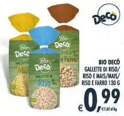 Decò Local Bio Decò Gallette di Riso offerta