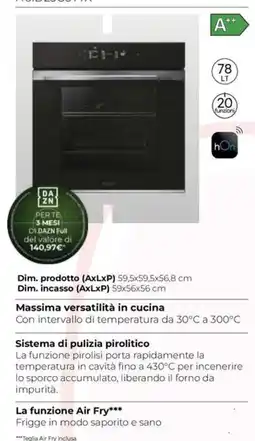 Unieuro Forno elettrico offerta