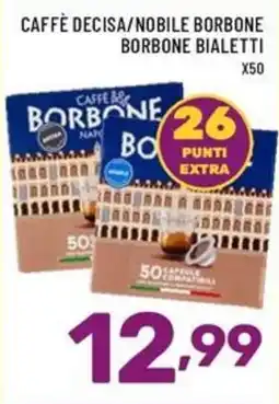 Il Centesimo Caffè Decisa/Nobile Borbone Borbone Bialetti offerta