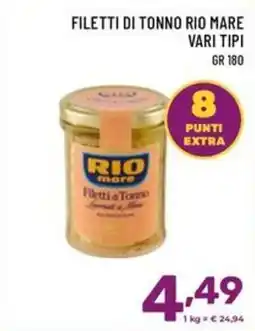 Il Centesimo Filetti di tonno Rio Mare offerta