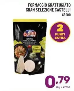 Il Centesimo Formaggio grattugiato gran selezione Castelli offerta