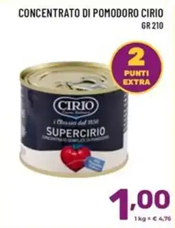 Il Centesimo Concentrato di pomodoro Cirio Supercirio offerta