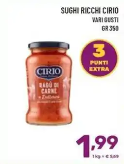 Il Centesimo Ragù di carne Cirio offerta