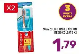 Il Centesimo Spazzolino triple action medio Colgate offerta