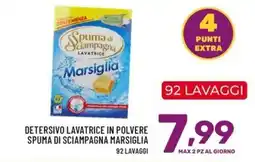 Il Centesimo Detersivo lavatrice in polvere spuma di sciampagna marsiglia offerta