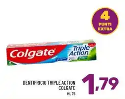 Il Centesimo Dentifricio triple action Colgate offerta