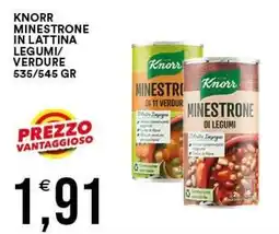 Vantaggio Cash&Carry Knorr minestrone di legumi offerta