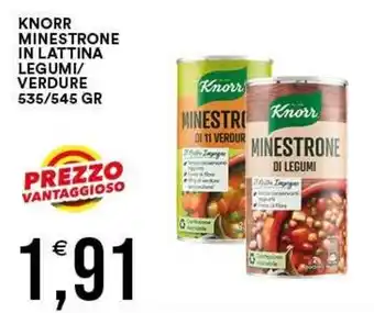 Vantaggio Cash&Carry Knorr minestrone di legumi offerta