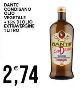 Vantaggio Cash&Carry Olio vegetale + 15% di olio extravergine Dante ConDisano offerta