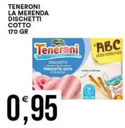 Vantaggio Cash&Carry Teneroni dischetti prosciutto cotto e crostini offerta