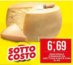 Vantaggio Cash&Carry Gran regale formaggio da grattugia a pasta dura offerta