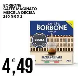 Vantaggio Cash&Carry Caffè macinato Borbone offerta