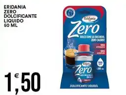 Vantaggio Cash&Carry Eridania Zero dolcificante liquido offerta