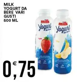 Vantaggio Cash&Carry Milk Yogurt da bere vari gusti offerta