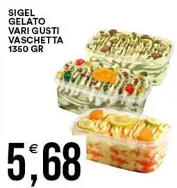 Vantaggio Cash&Carry Sigel gelato vari gusti vaschetta offerta