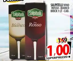 Il Genio Supermercato Salpitelli Vino Rosso - Bianco offerta