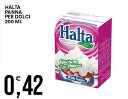 Vantaggio Cash&Carry Halta panna per dolci offerta