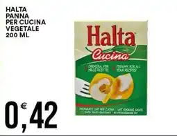 Vantaggio Cash&Carry Halta Cucina panna vegetale offerta