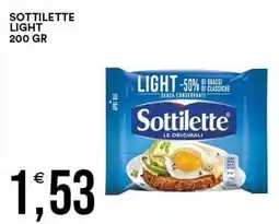 Vantaggio Cash&Carry Sottilette Light offerta