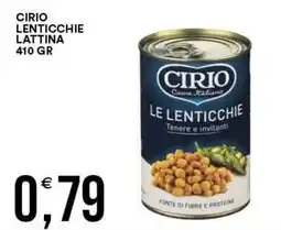 Vantaggio Cash&Carry Cirio le lenticchie offerta