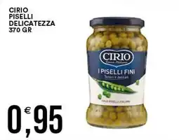 Vantaggio Cash&Carry Cirio i piselli fini offerta