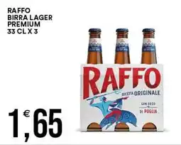 Vantaggio Cash&Carry Raffo birra lager premium offerta