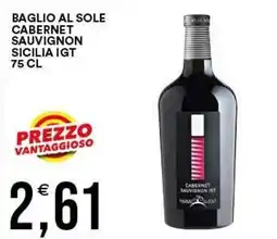 Vantaggio Cash&Carry Baglio al Sole Cabernet Sauvignon Sicilia IGT offerta