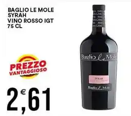 Vantaggio Cash&Carry Baglio le Mole Syrah offerta