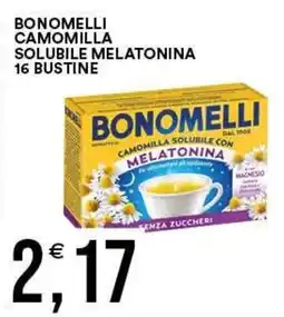 Vantaggio Cash&Carry Bonomelli camomilla solubile con melatonina offerta