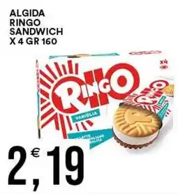 Vantaggio Cash&Carry Algida Ringo sandwich offerta