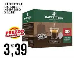 Vantaggio Cash&Carry Kaffetteria capsule nespresso offerta