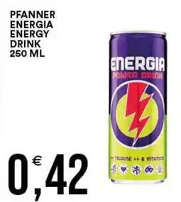 Vantaggio Cash&Carry Pfanner Energia Energy Drink offerta
